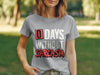 '0 Days Without Sarcasm' Unisex T-Shirt with Bold White Lettering